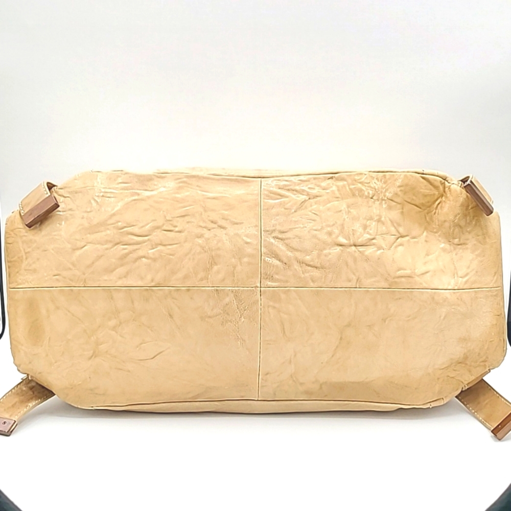 BCBGMaxAzria Tan Leather Handbag - Picture 6 of 11